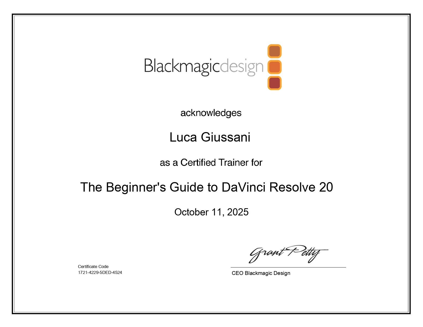 Certification Beginner