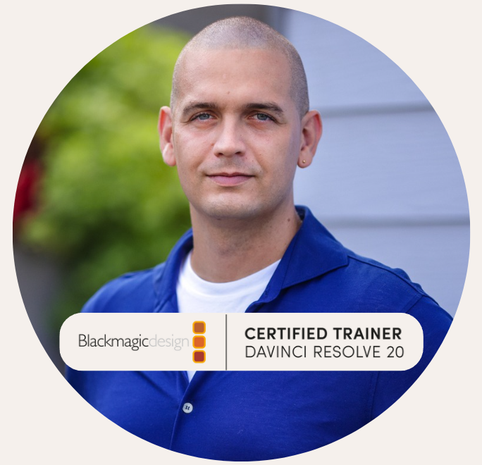 Luca Giussani — Formateur DaVinci Resolve Certifié Blackmagic Design