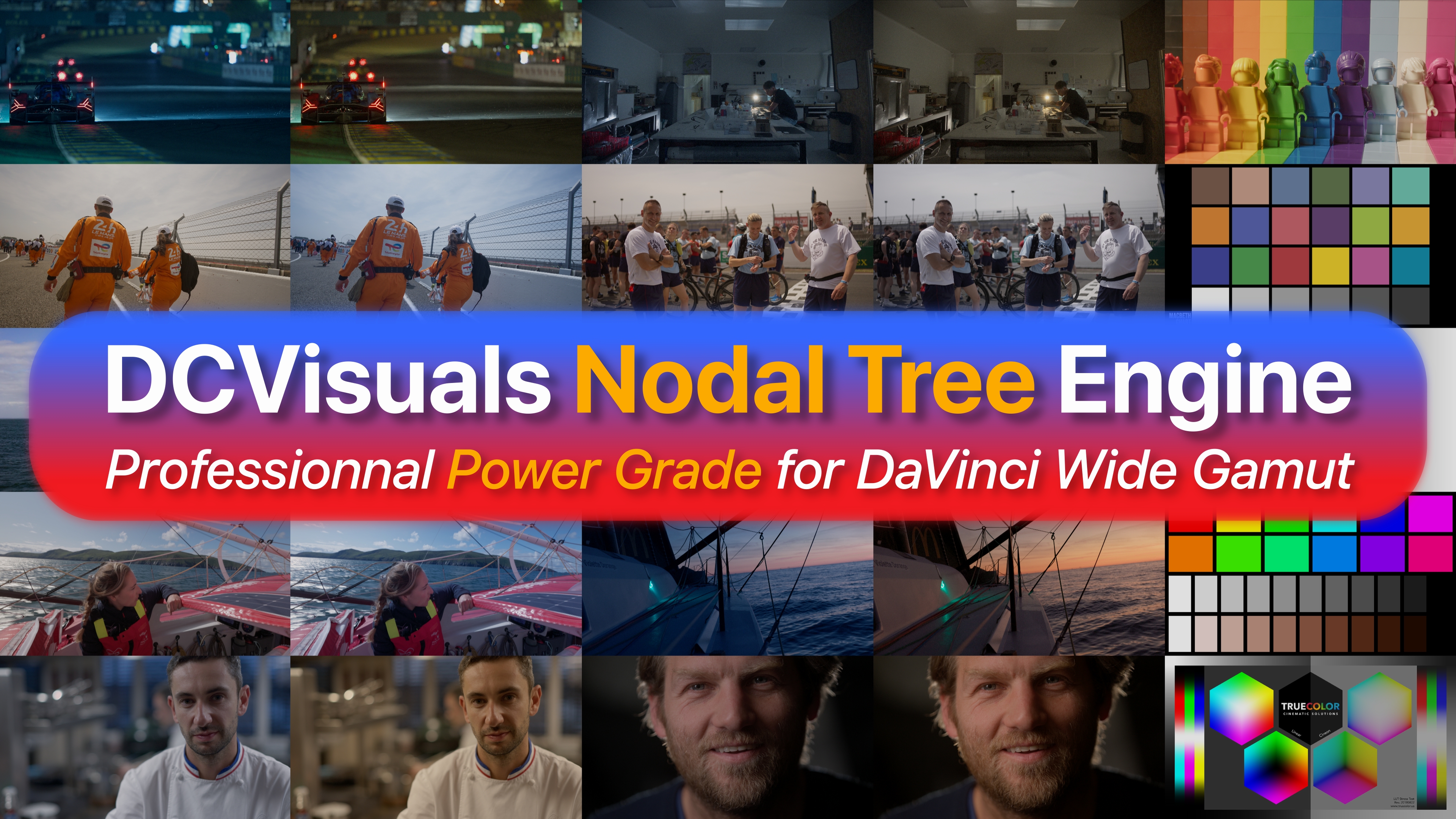 DCVisuals Nodal Tree Engine — architecture PowerGrade DRX pour DaVinci Resolve